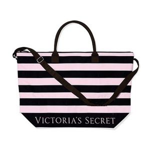 Victoria’s Secret stripped expandable tote